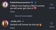 Instagram users' comments on the post (Image via Instagram/@theshaderoom)